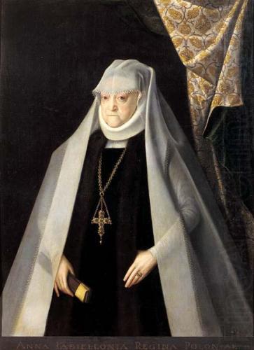 Portrait of Anna Jagiellon as a widow., unknow artist